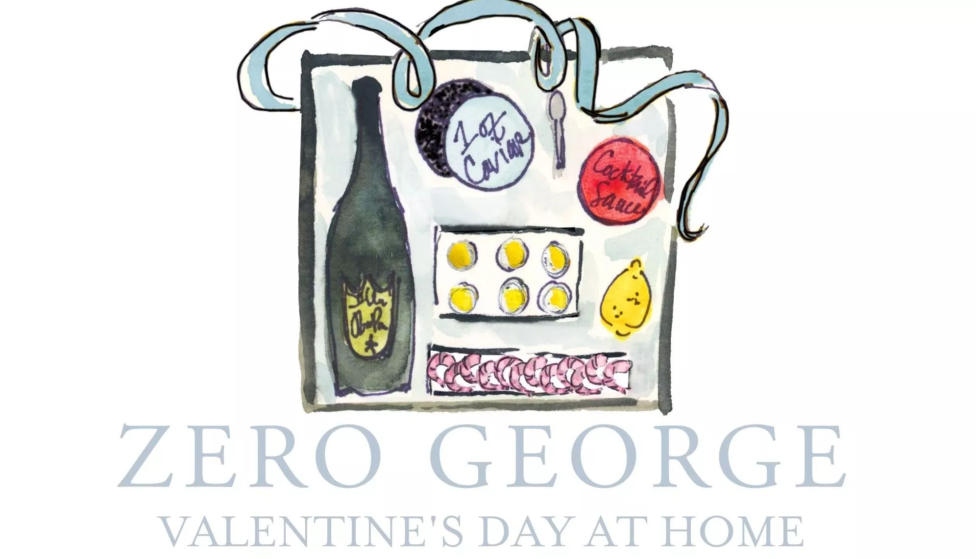 Zero George Valentine's Day at home