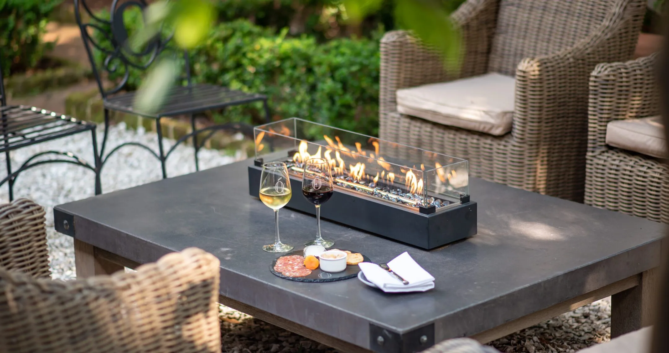 Zero George fireside wine & cheese