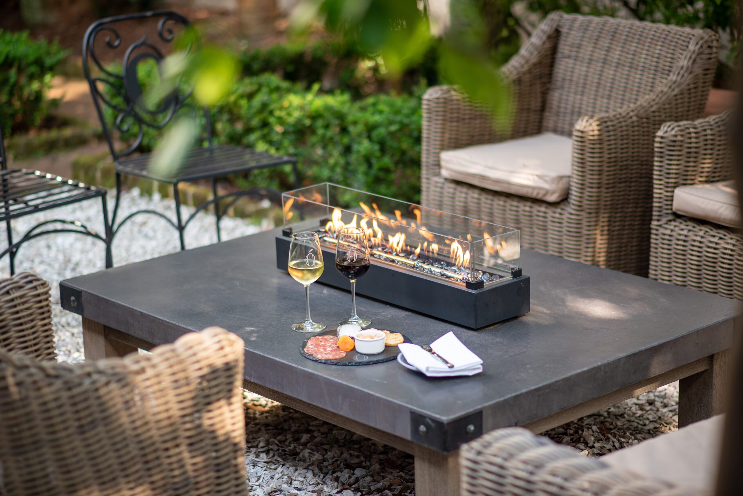 Zero George fireside table